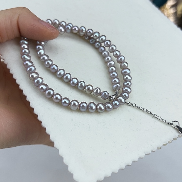 淡水珍珠未镶嵌颈饰➕5.6