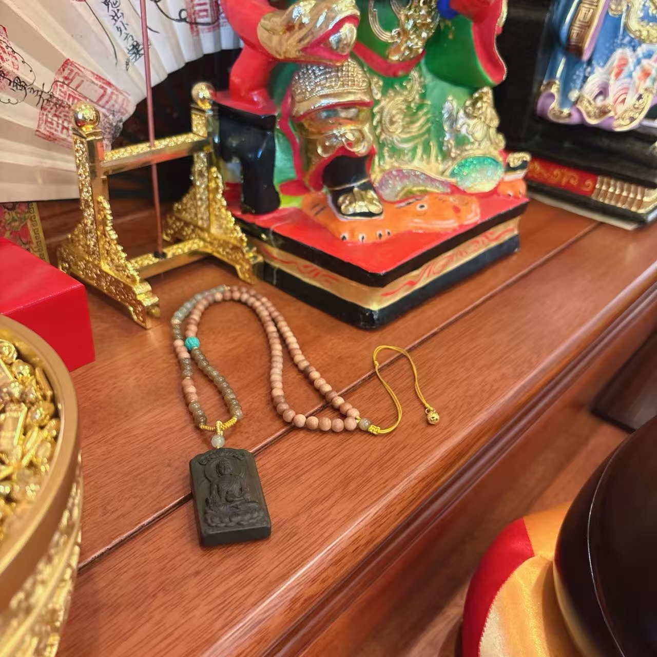 非金属木质吊坠 蓝宫调 老料药师吊坠 十年奉 Z0107