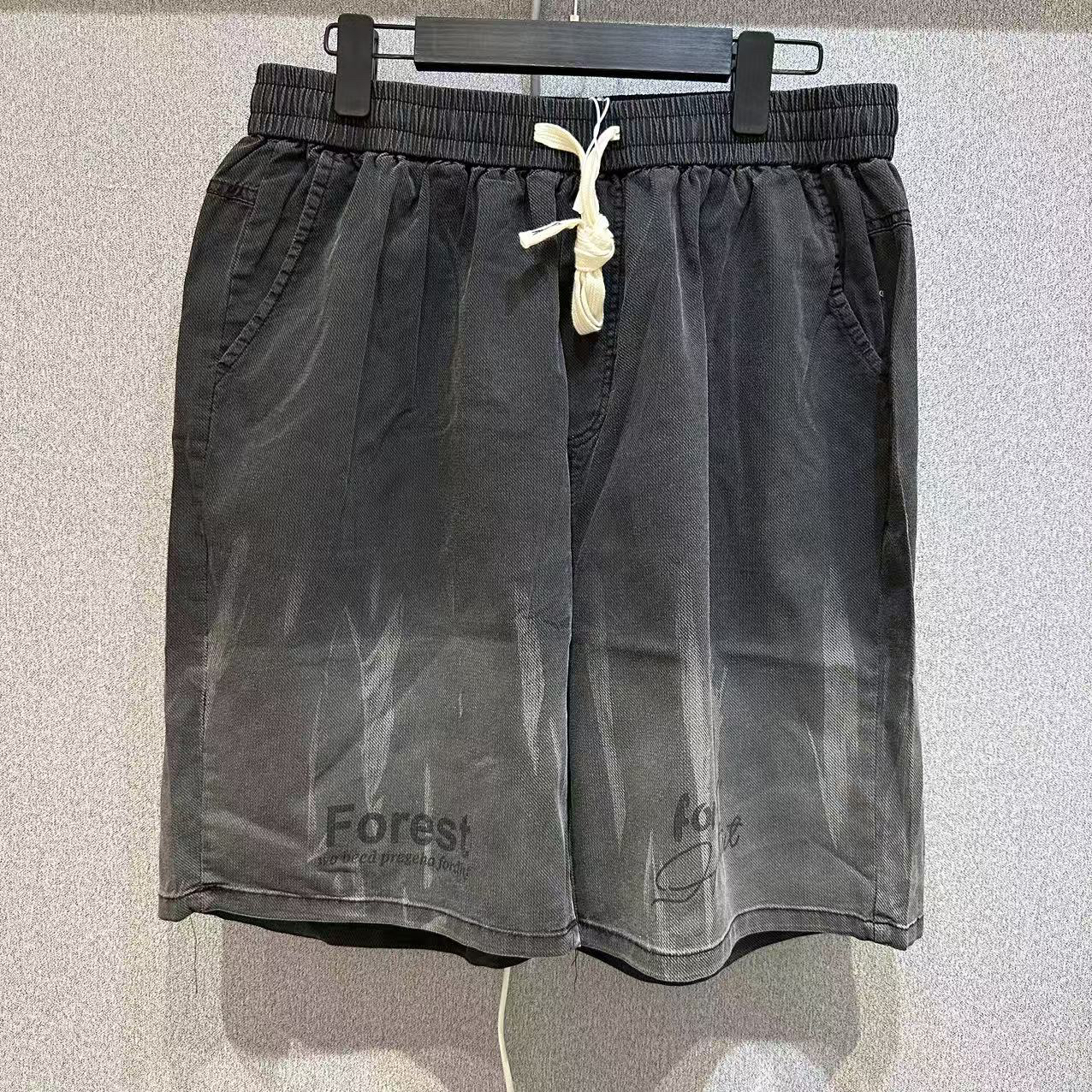 老朴大码牛仔短裤