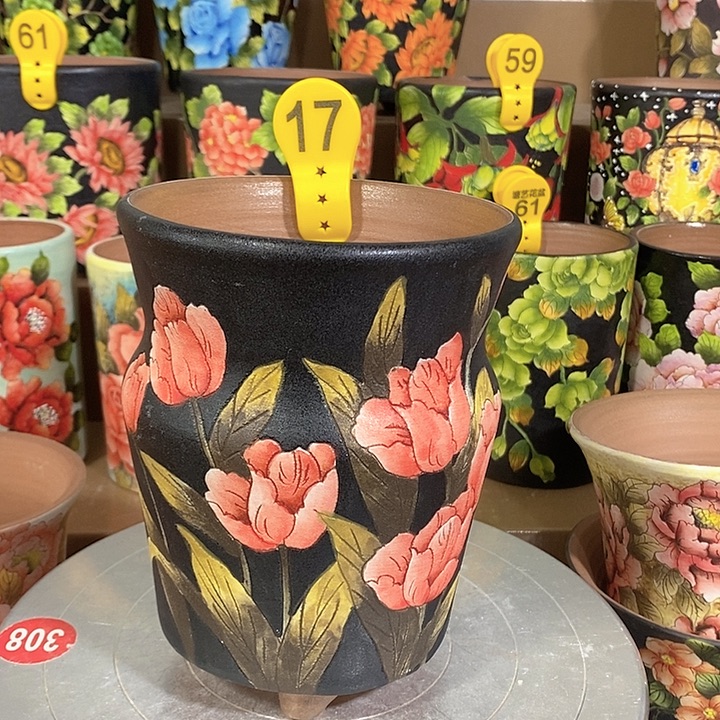 景德镇精品博采美盆12.5/17