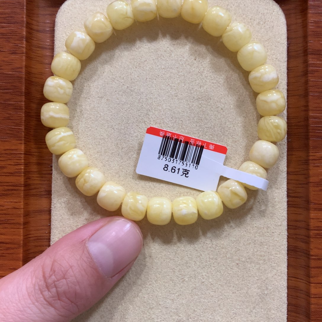 蜜蜡手链未镶嵌蜜蜡