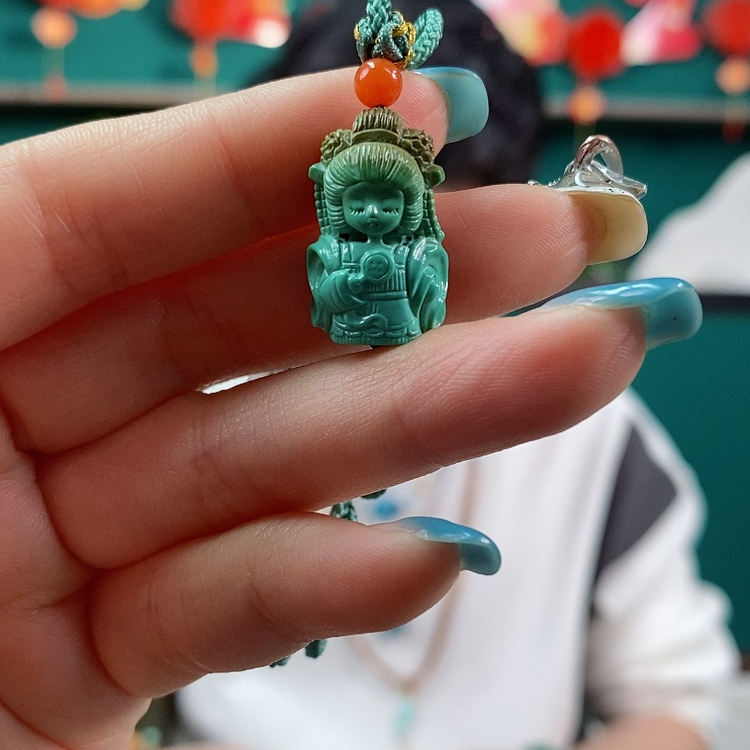 绿松石珠宝奇石未镶嵌