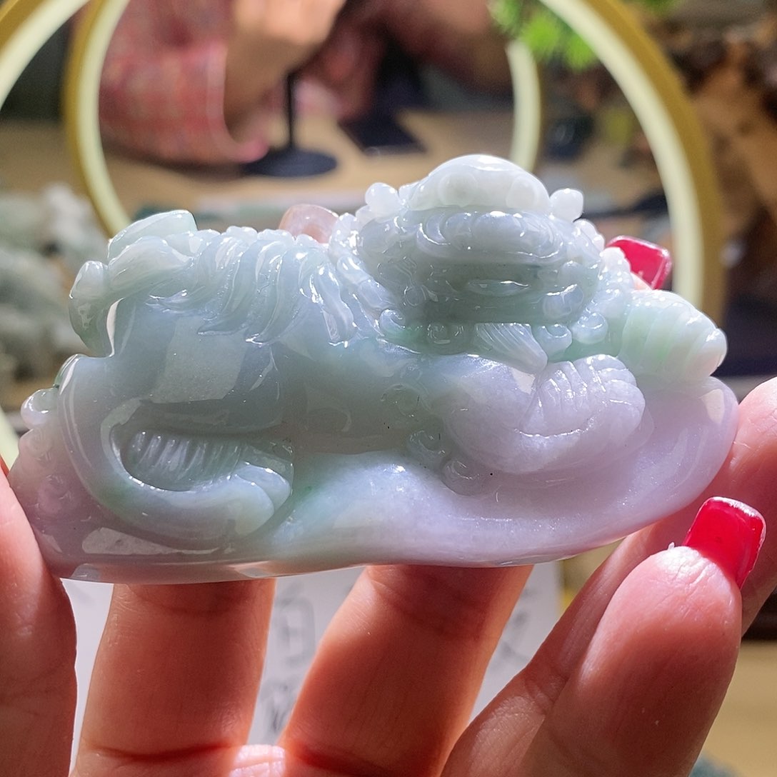 【闪购商品】翡翠颈饰未镶嵌狮子