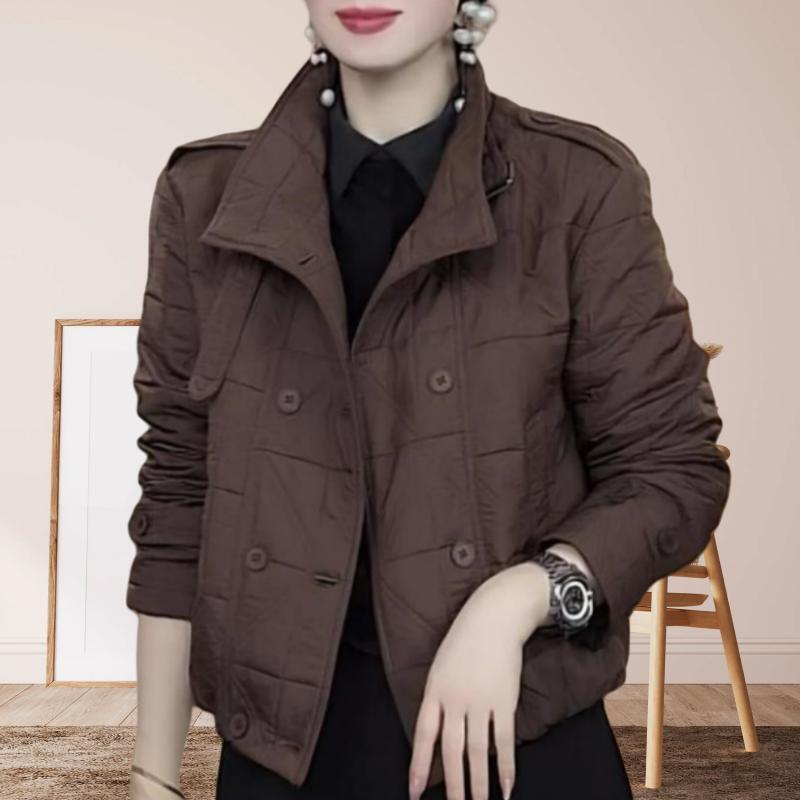 优雅高级感气质百搭棉服外套女洋气减龄休闲简约时尚加厚保暖上衣