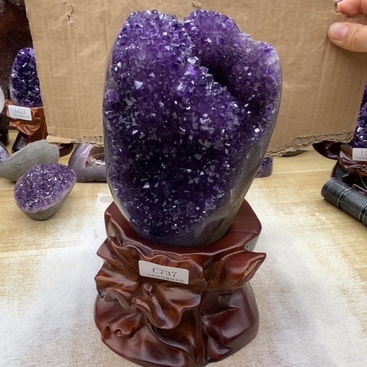 紫晶大型摆件（非配饰）未镶嵌