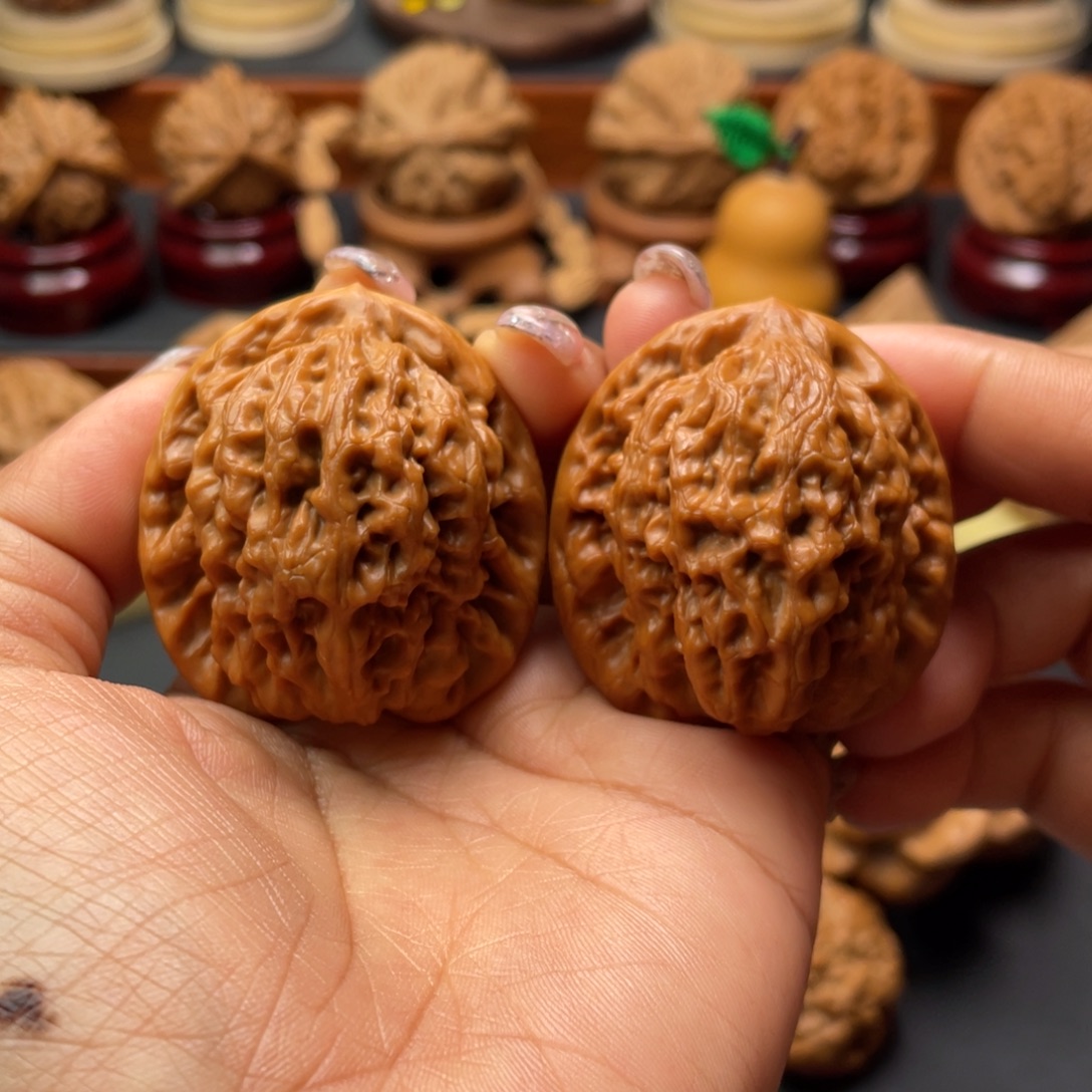 文玩核桃把件精品金公子41