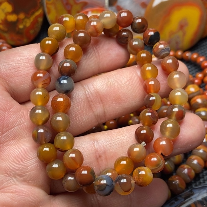 玛瑙/玉髓手串未镶嵌