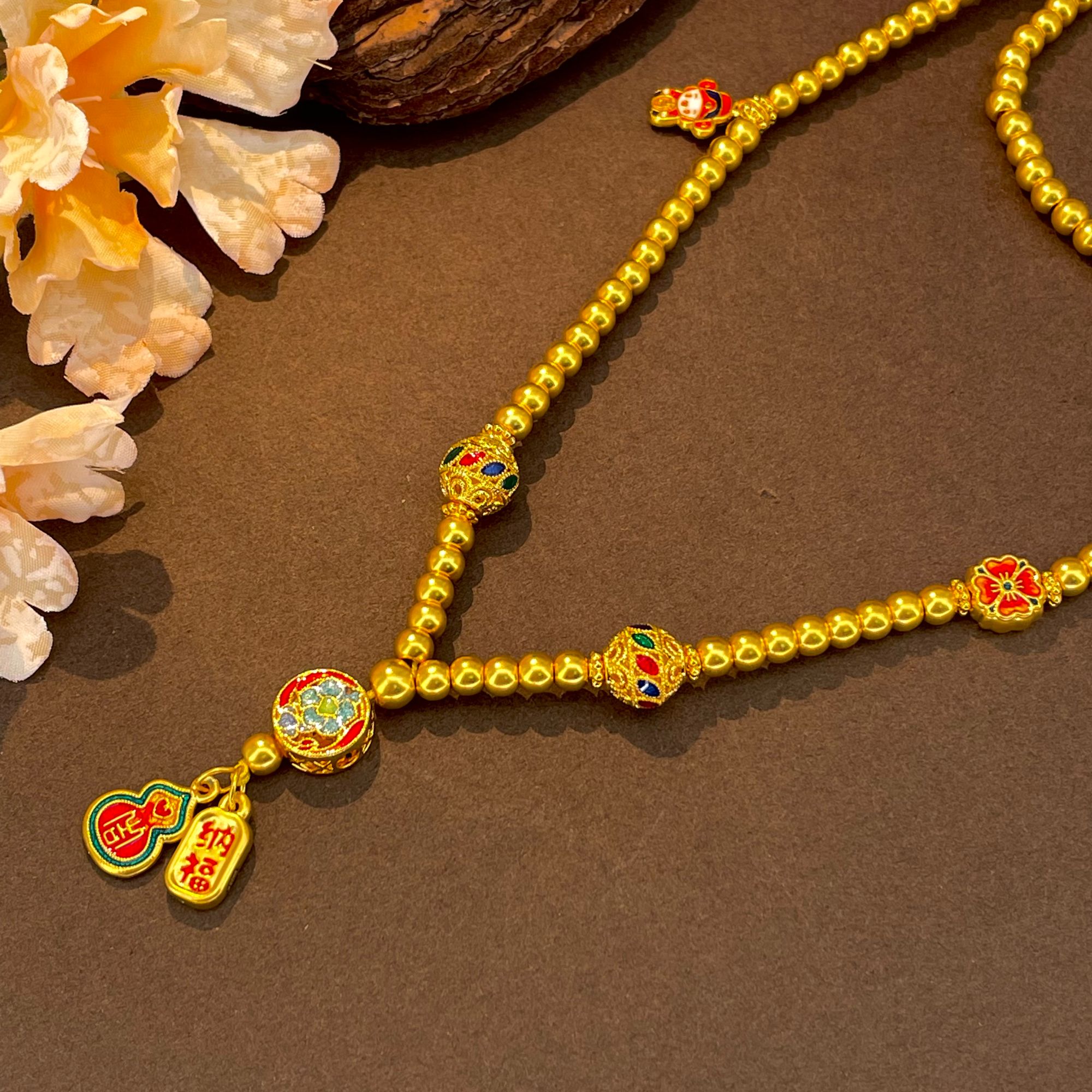 【晓韵专享】足金999投资金 招财财神双戴款 HJX070