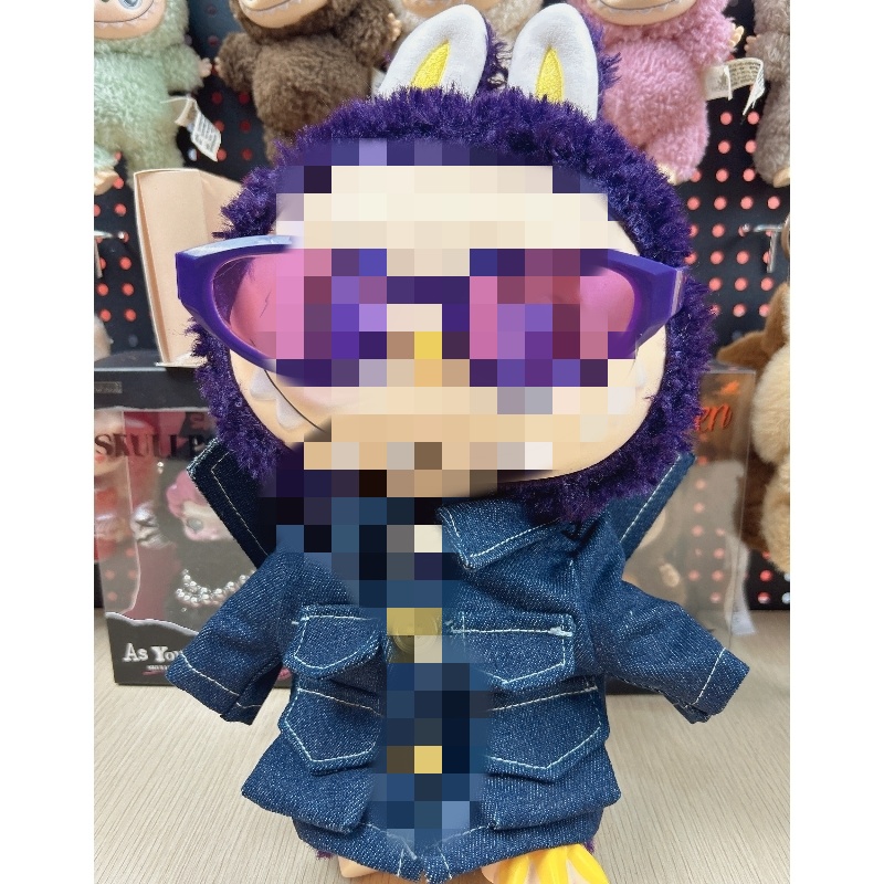 优质国版泡泡LABUBU搪胶毛绒公仔PRONOUNCE米兰WINGS限定紫色礼物