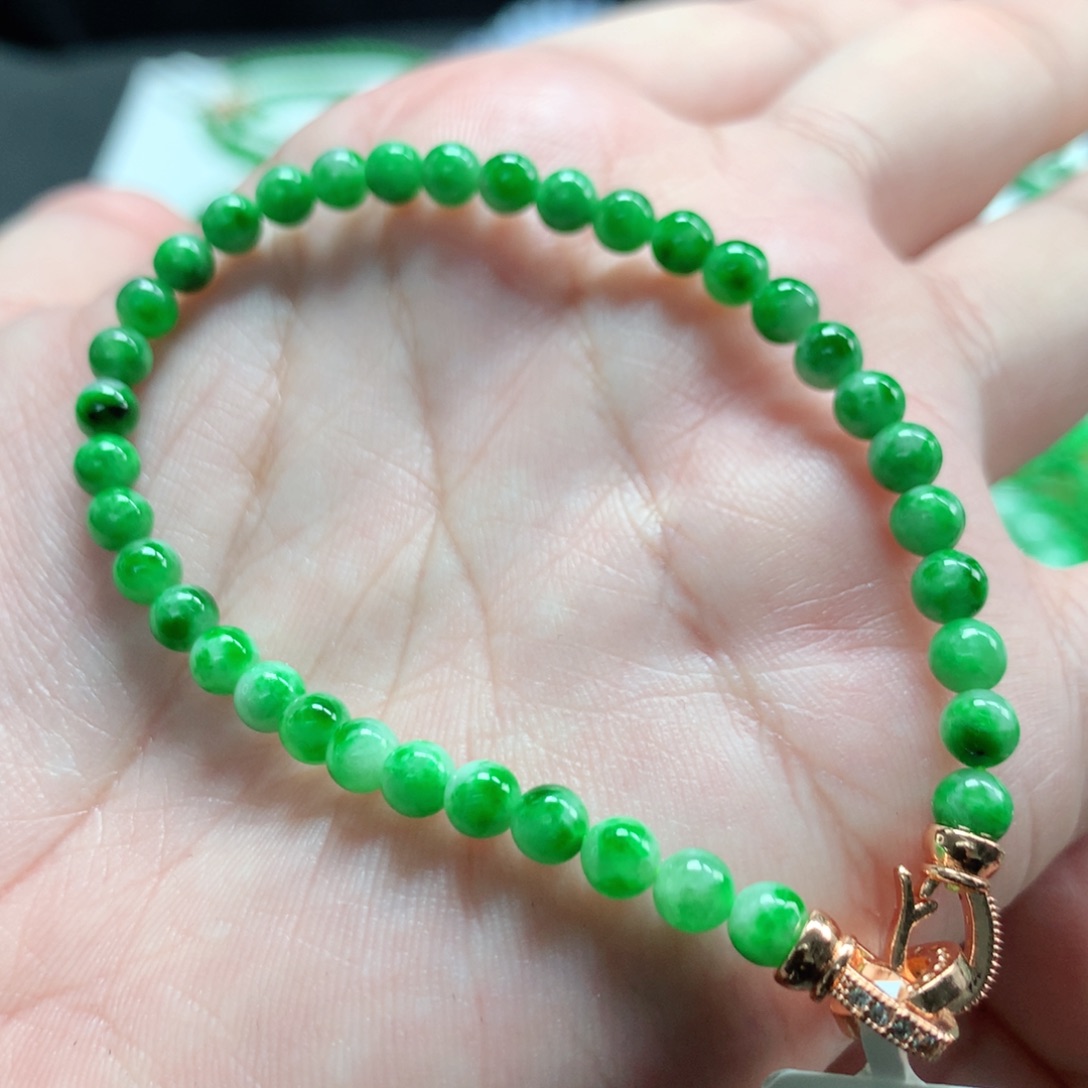 翡翠未镶嵌手链翡翠
