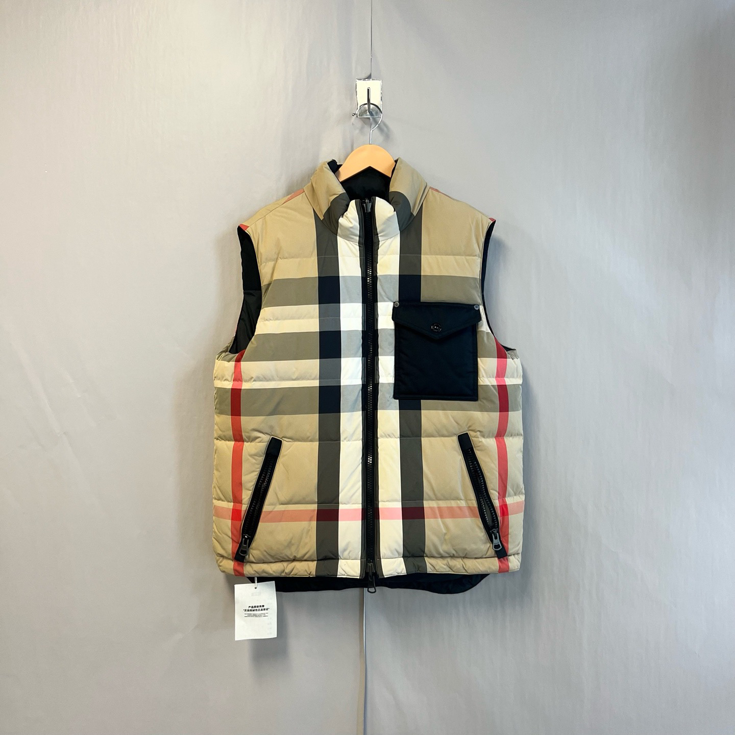 未使用 BURBERRY/博柏利 羽绒马甲外套两面服 m码 #8562