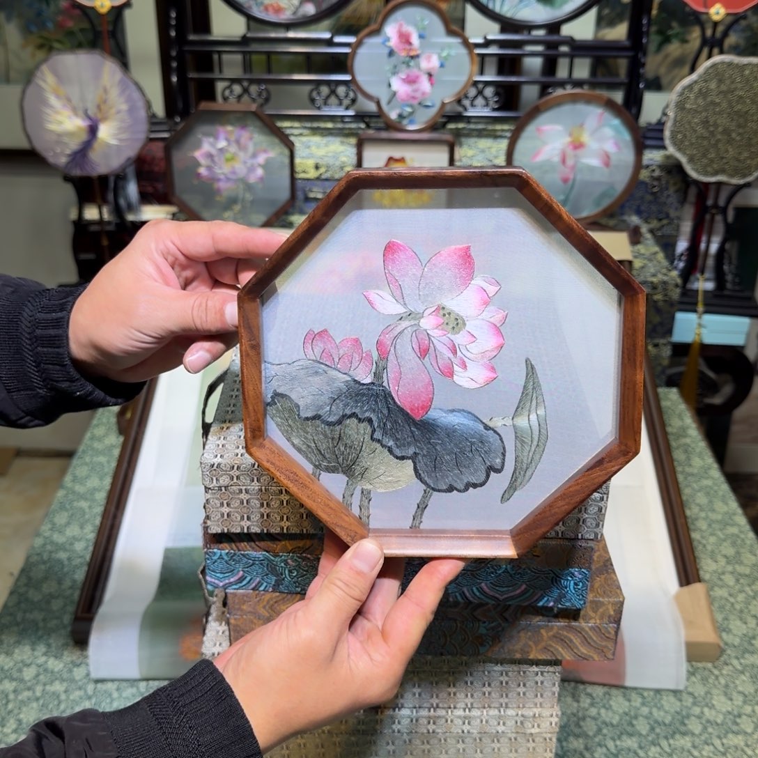 刺绣手工苏绣工艺制作技艺精湛