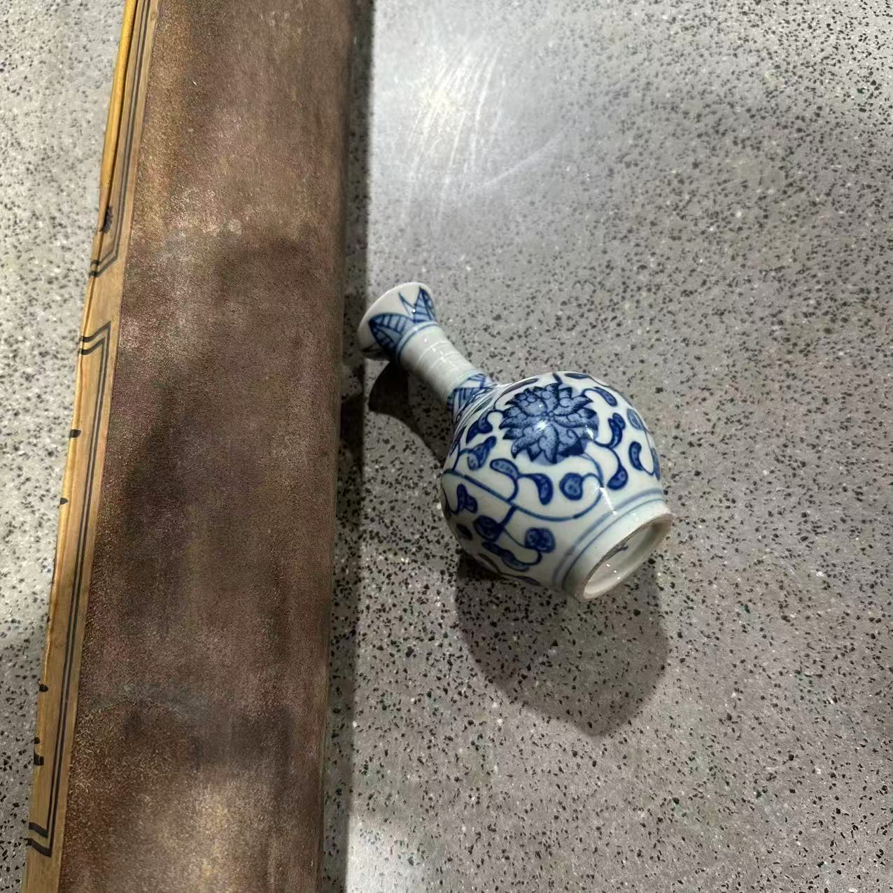 E604/HS青花釉里红/赏瓶