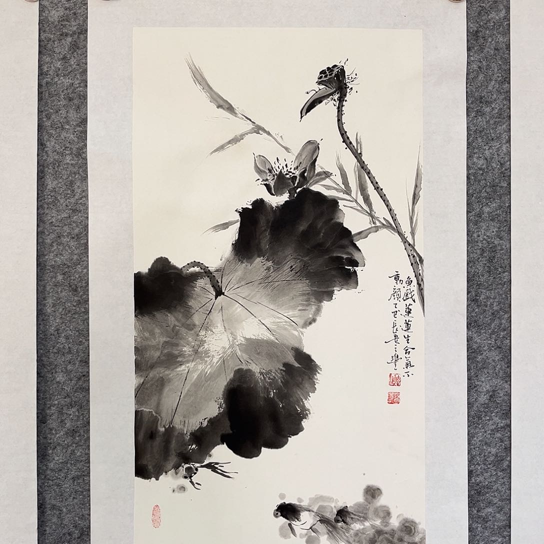 国画花鸟画作品写意