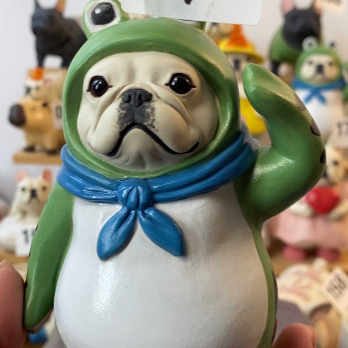 【闪购商品】微瑕096奶油青蛙陶瓷周边