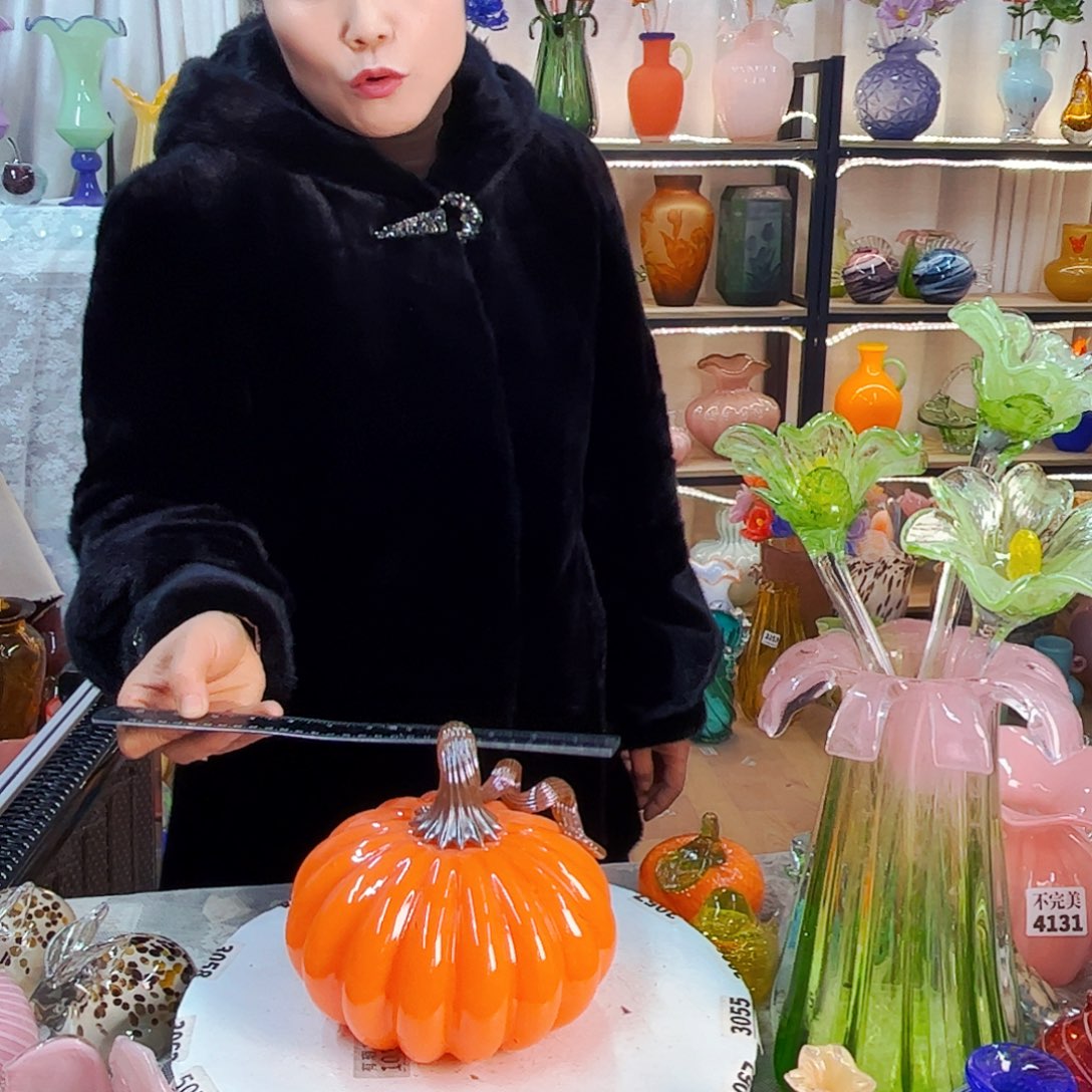 大南瓜 福利家悦琉璃工艺品不完美