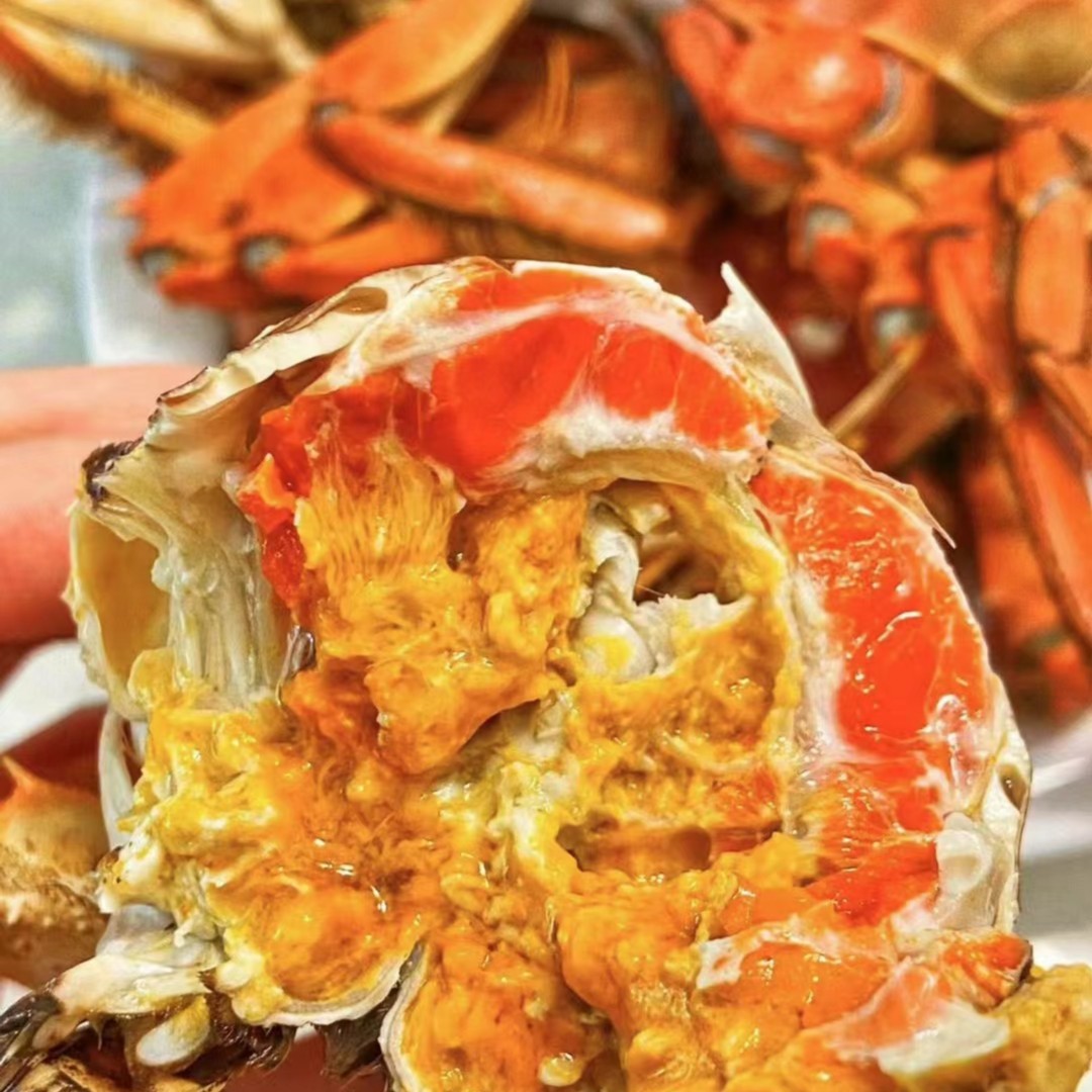 3两帝皇套餐3两左右母蟹6只 到手六只大母蟹