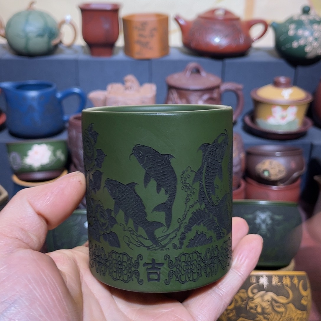 原矿紫砂手工主人杯