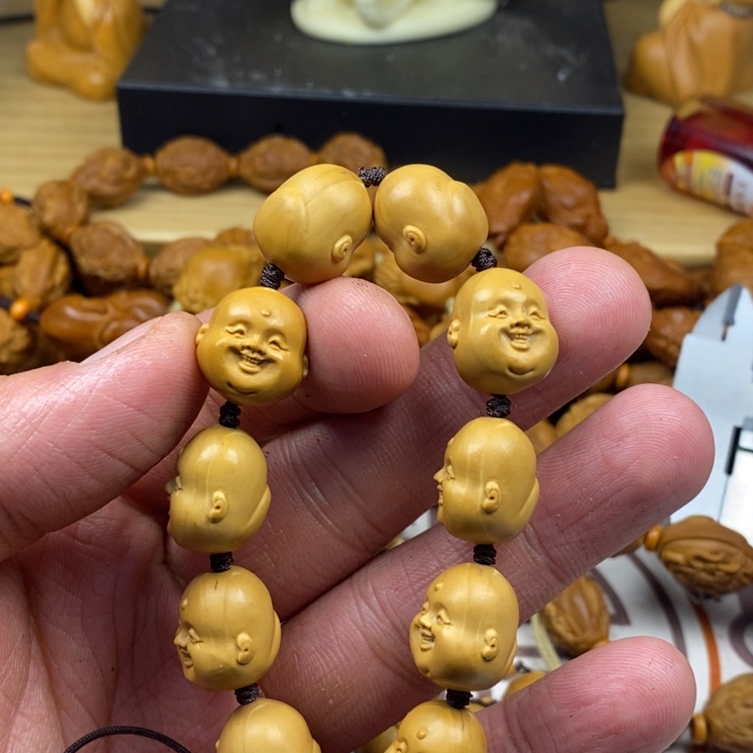 橄榄核手串/手链橄榄核雕刻工艺手串7
