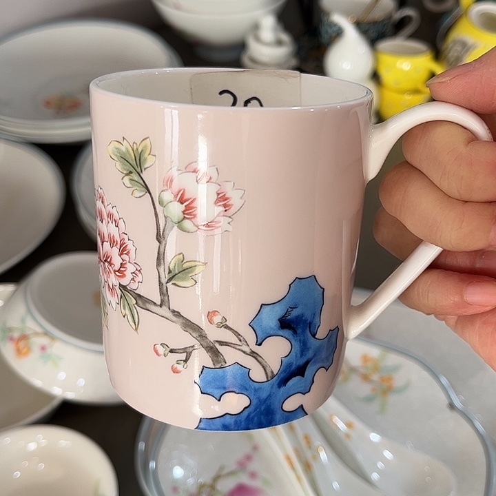 瓷片微瑕骨瓷故宫文化马克杯一个瑕疵