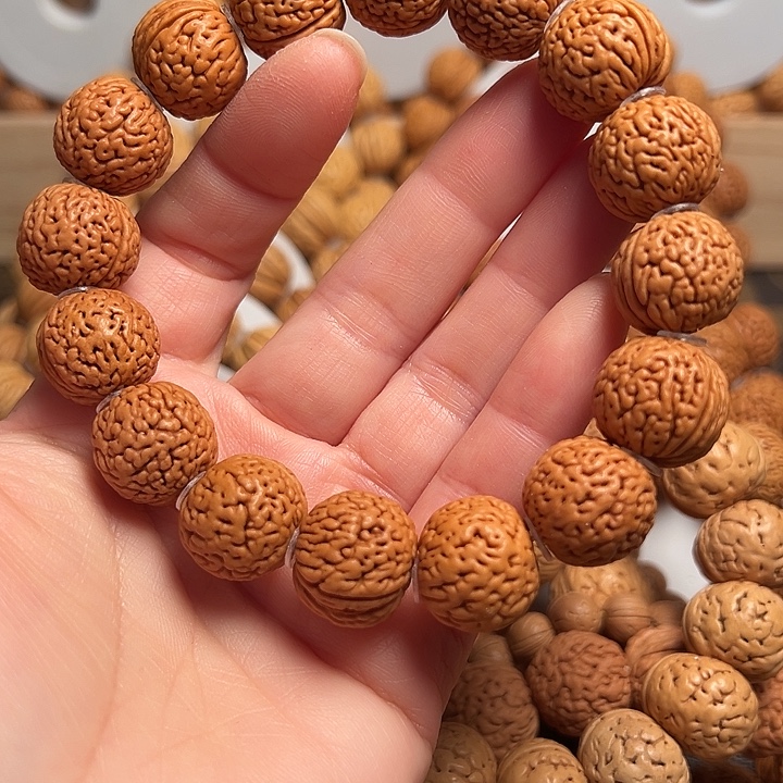 手串桃核桃核手串金刚纹16尺