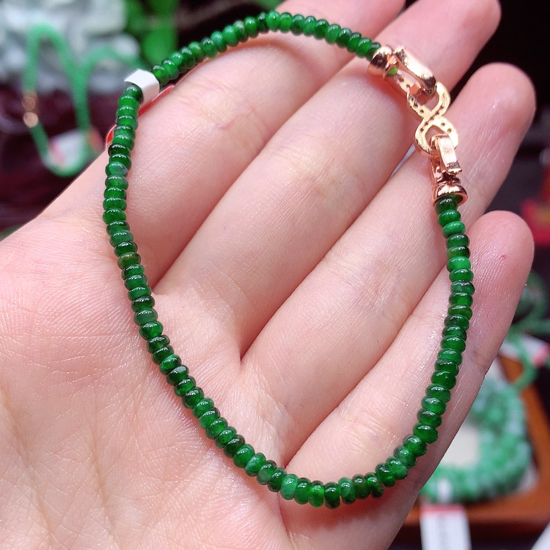 翡翠未镶嵌手链翡翠