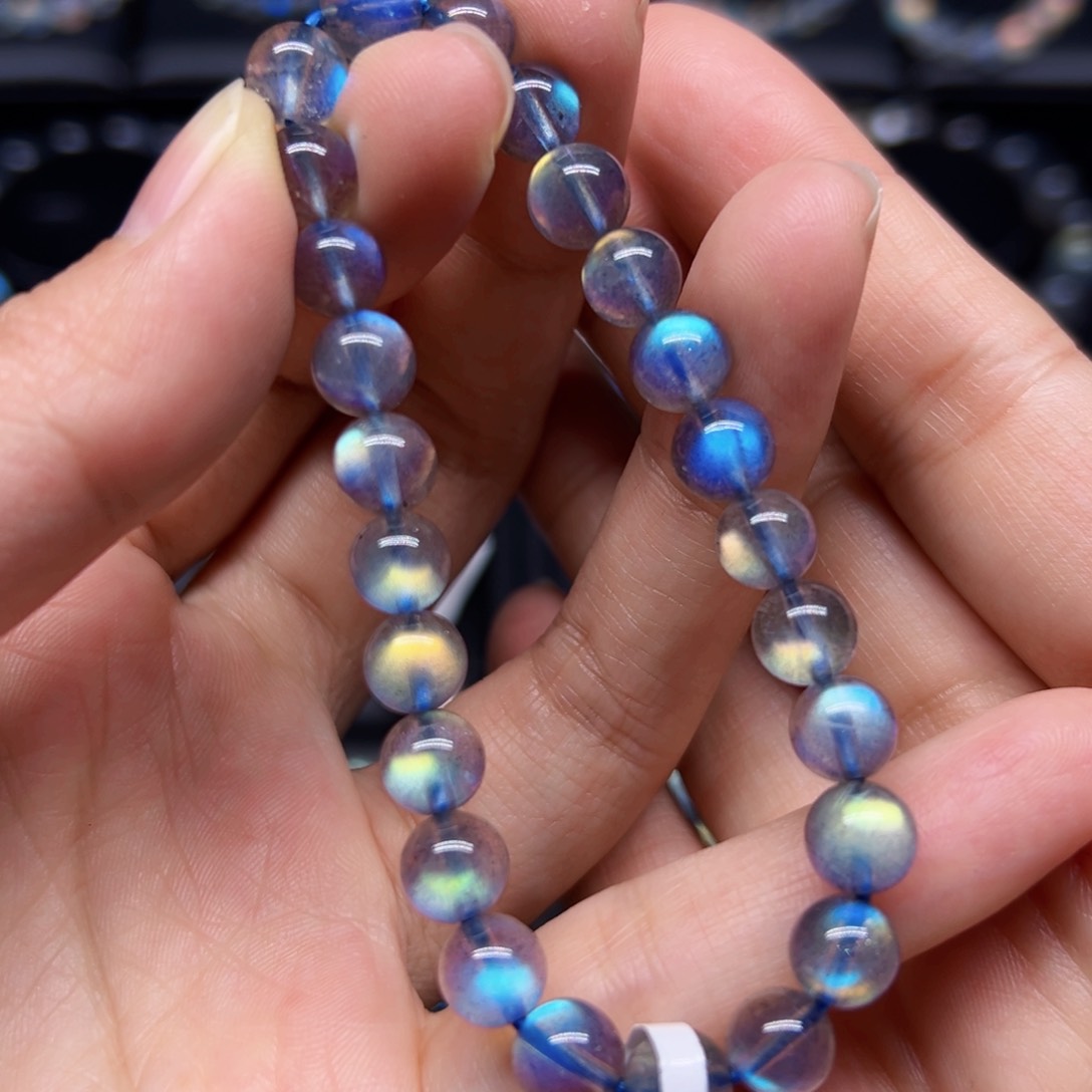 未镶嵌手链长石7.5左右