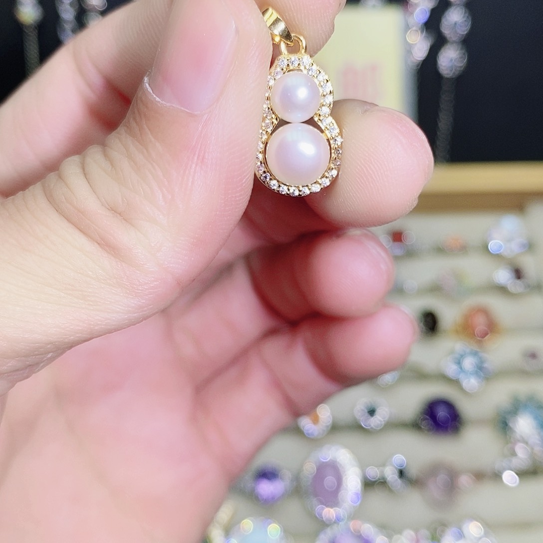 吊坠(不含链)未镶嵌淡水珍珠