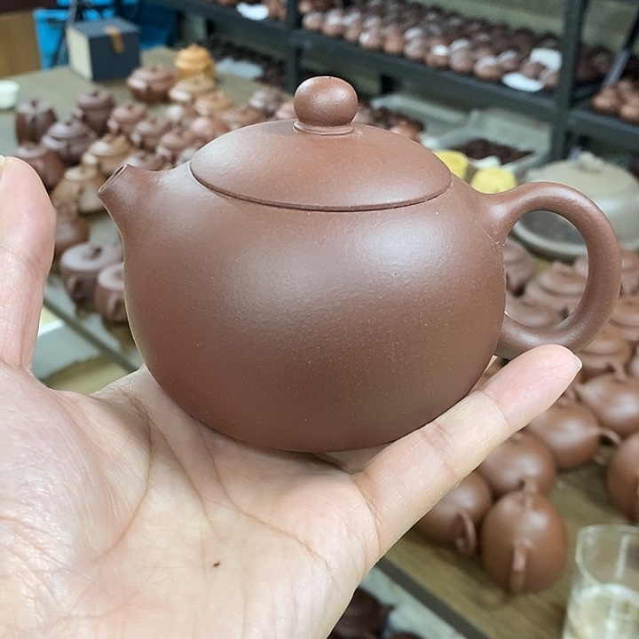 紫砂茶壶西施紫泥