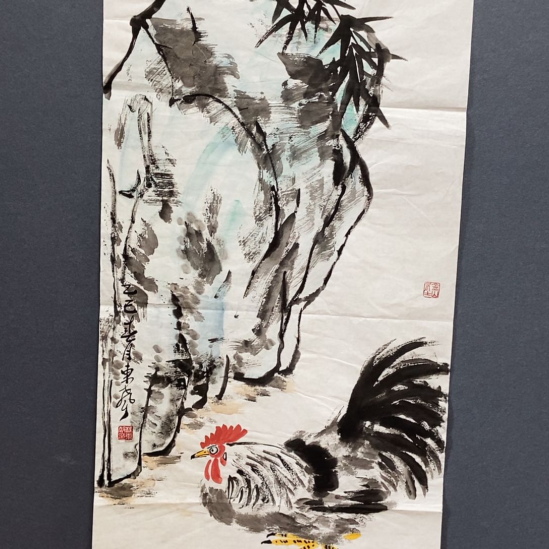 国画杨东升手绘花鸟50.100