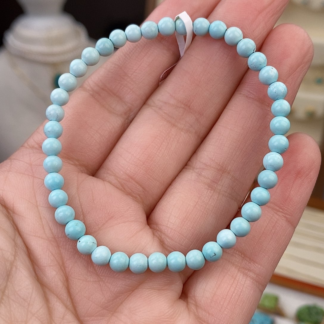 绿松石手链银S925镶嵌