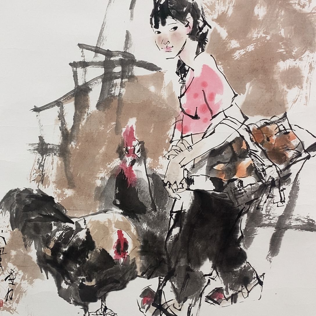 国画书画作品多次参加全国书画