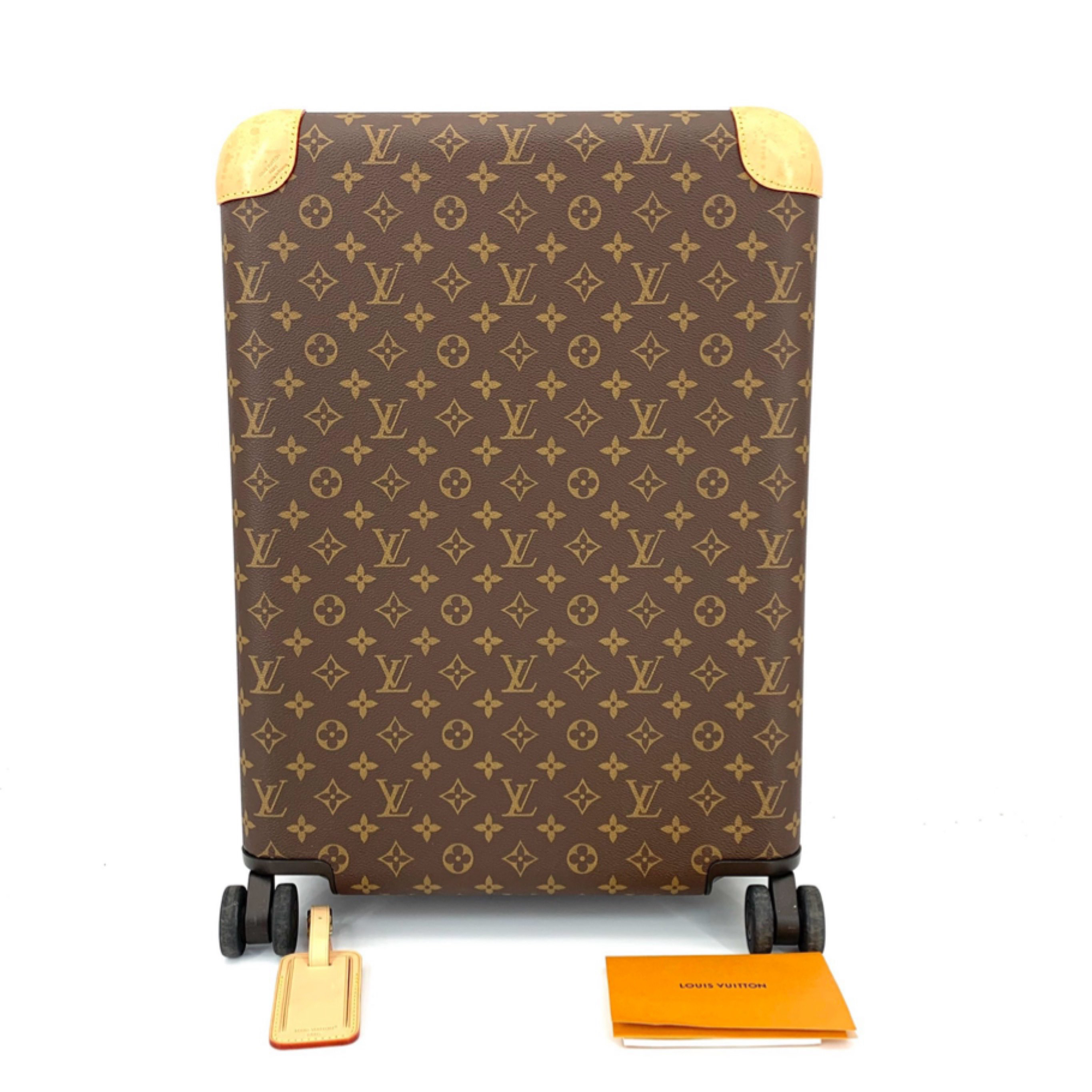 95新 LouisVuitton/路易威登 经典时尚棕老花旅行箱 尺38/55 登机
