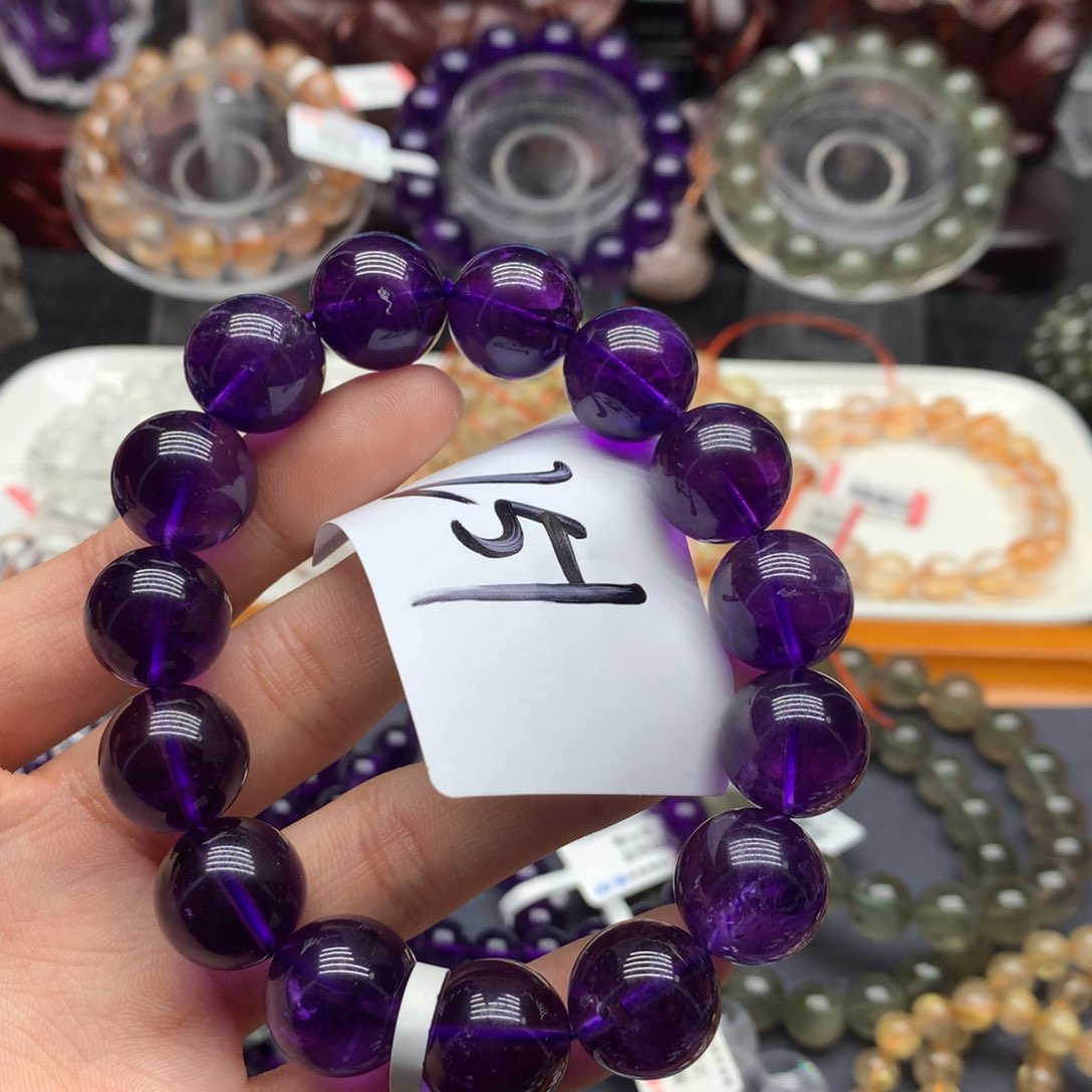 水晶手链未镶嵌天然