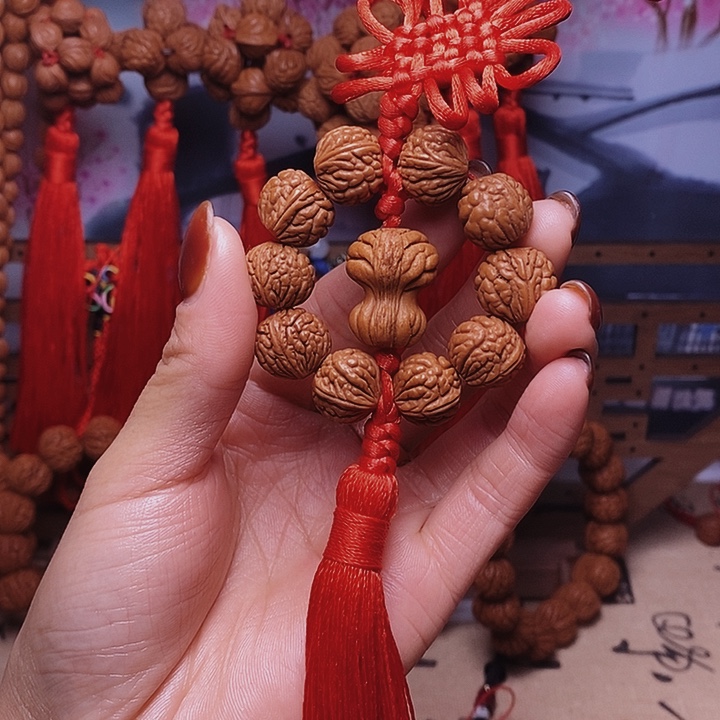 桃核吊坠龙纹桃枭
