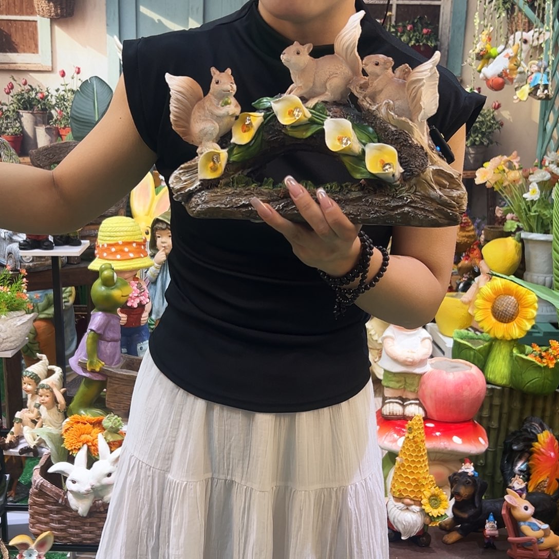 摆件花园摆件红红火火