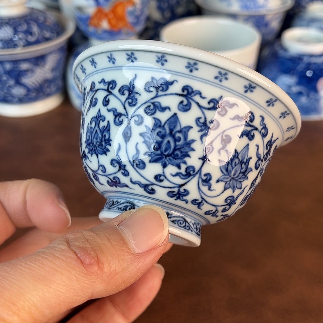 杯景德镇全手工手绘陶瓷