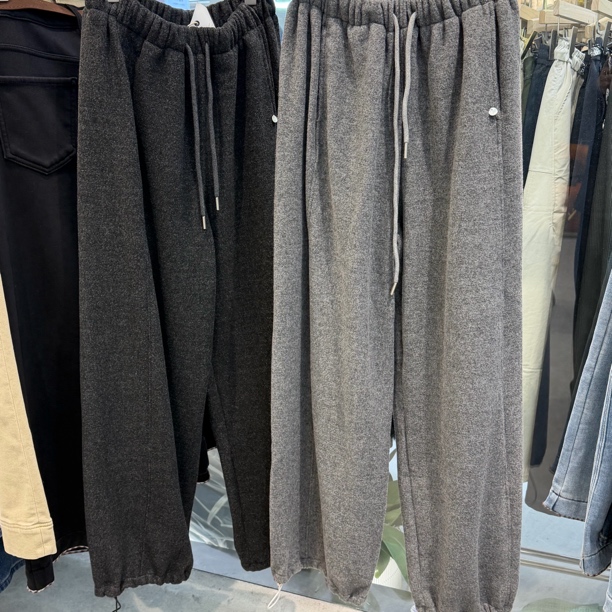 【Lao mo】定制款女士糯米裤加绒0238