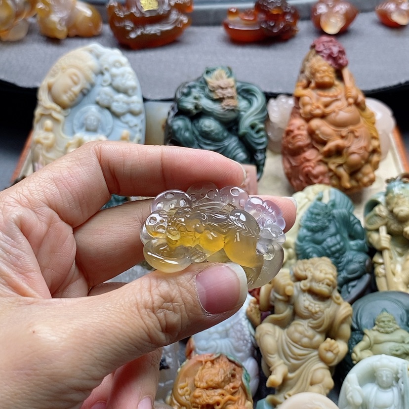 【闪购商品】未镶嵌吊坠定制玛瑙