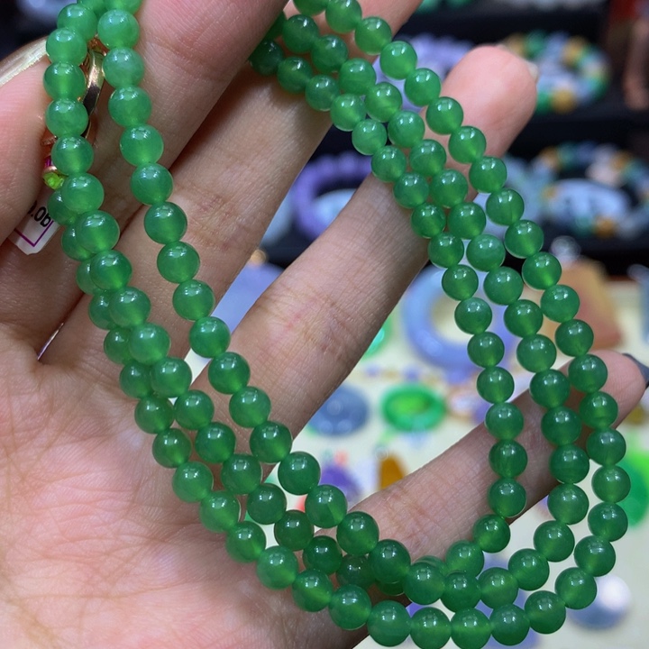 翡翠未镶嵌手链翡翠4