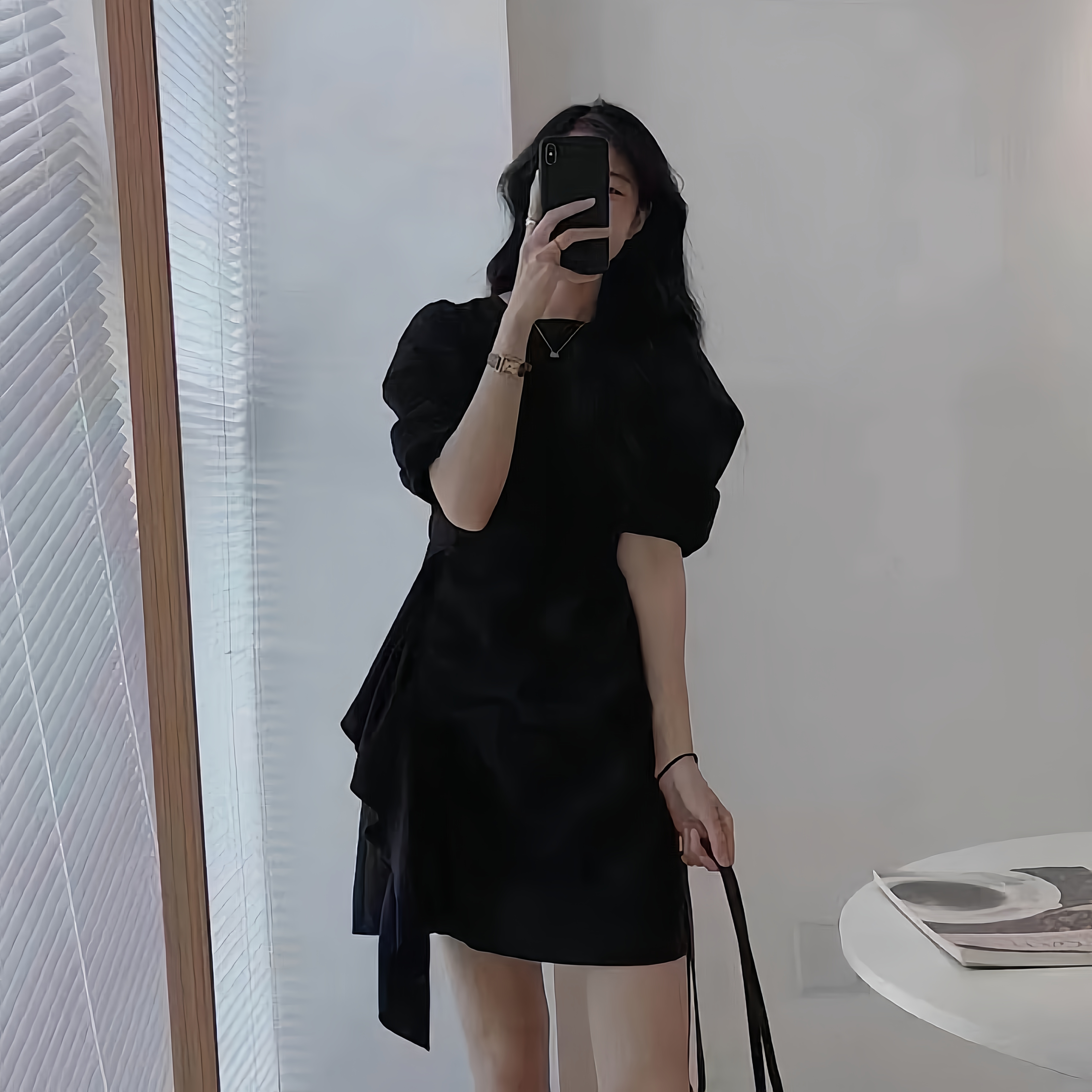 大码女装连衣裙洋气2025夏季新款显瘦夏装短袖A字裙减龄遮肉裙
