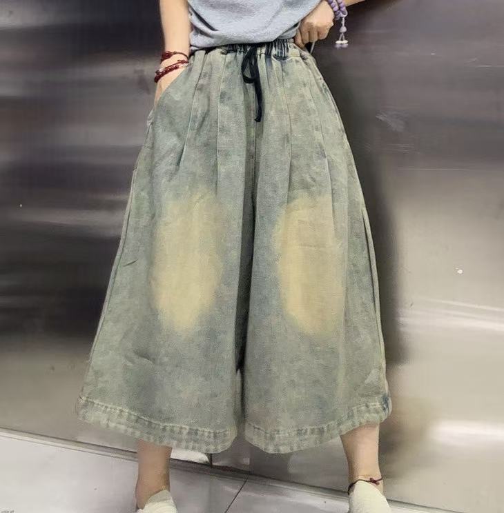 炒色百搭牛仔裤08552