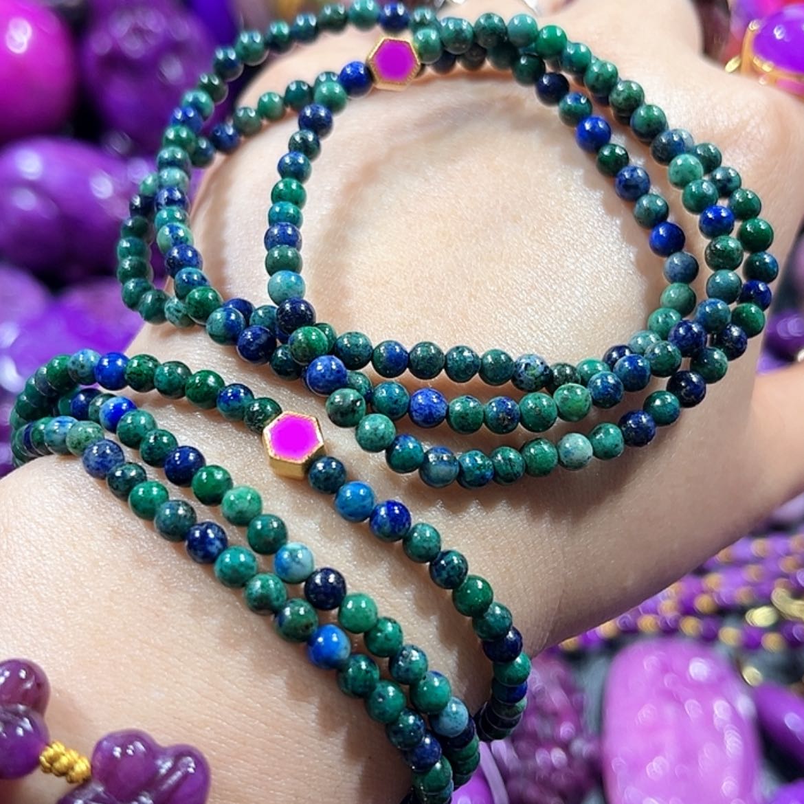 【闪购商品】琉璃配饰舒具石老油料79