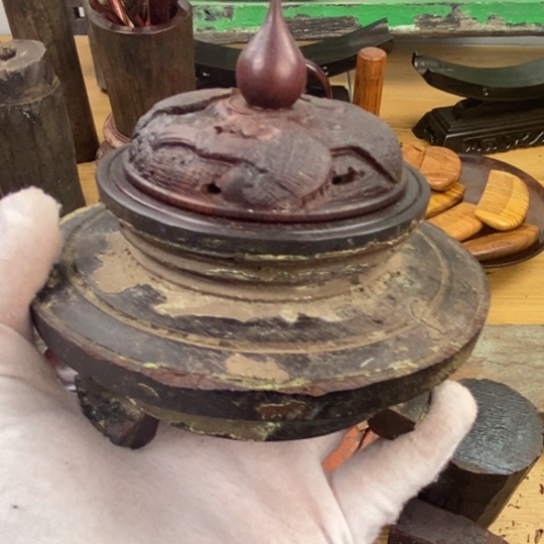 日***尧大叶紫檀（黑酸枝木类）印度小叶紫檀木