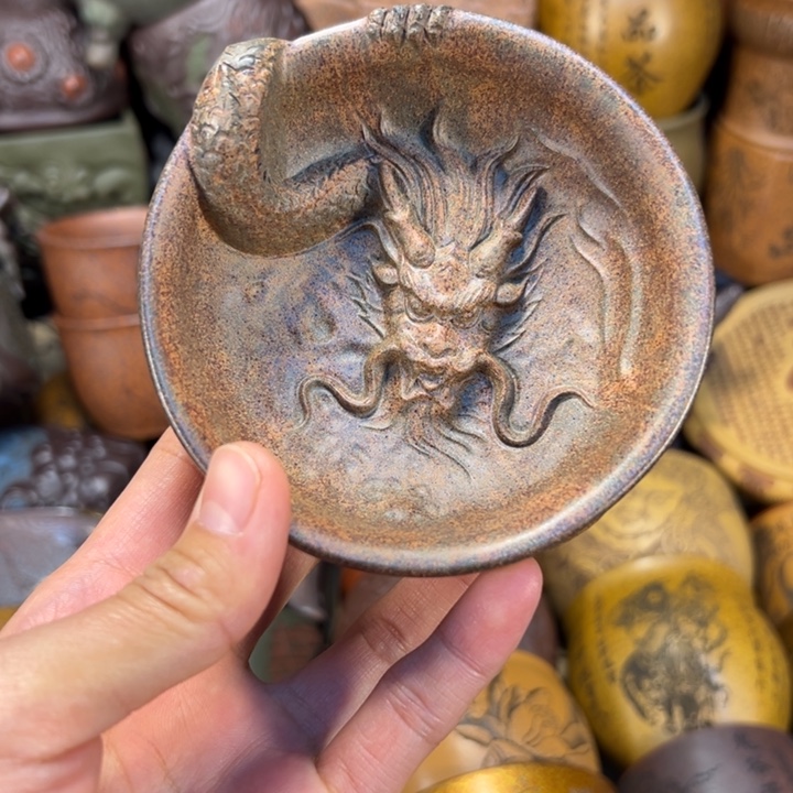 紫砂茶杯宜兴紫砂泥日