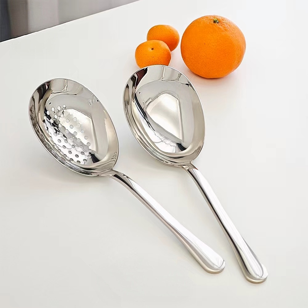 鹅蛋勺，大汤勺，不锈钢分汤勺