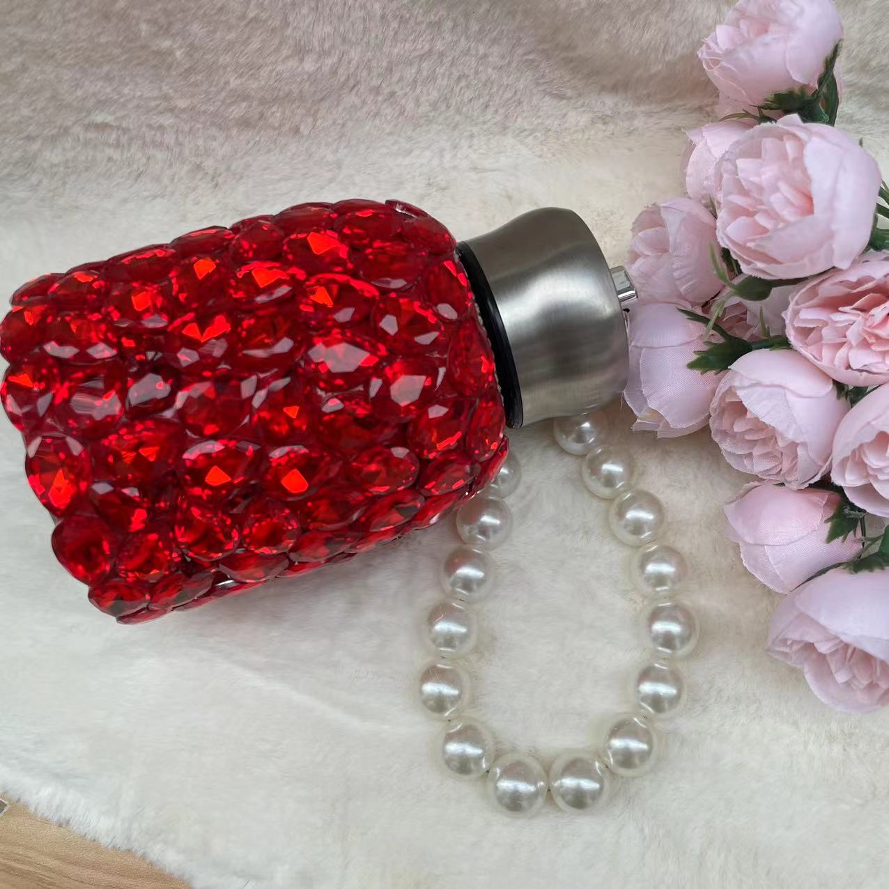 定制款镶钻手工创意保温杯新款高颜值轻奢ins水杯【直播间专拍】