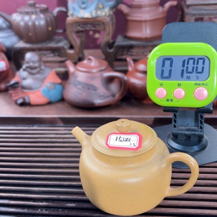 嫩***夫茶壶紫砂宜兴原矿黄金段