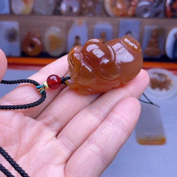 玛瑙/玉髓未镶嵌颈饰