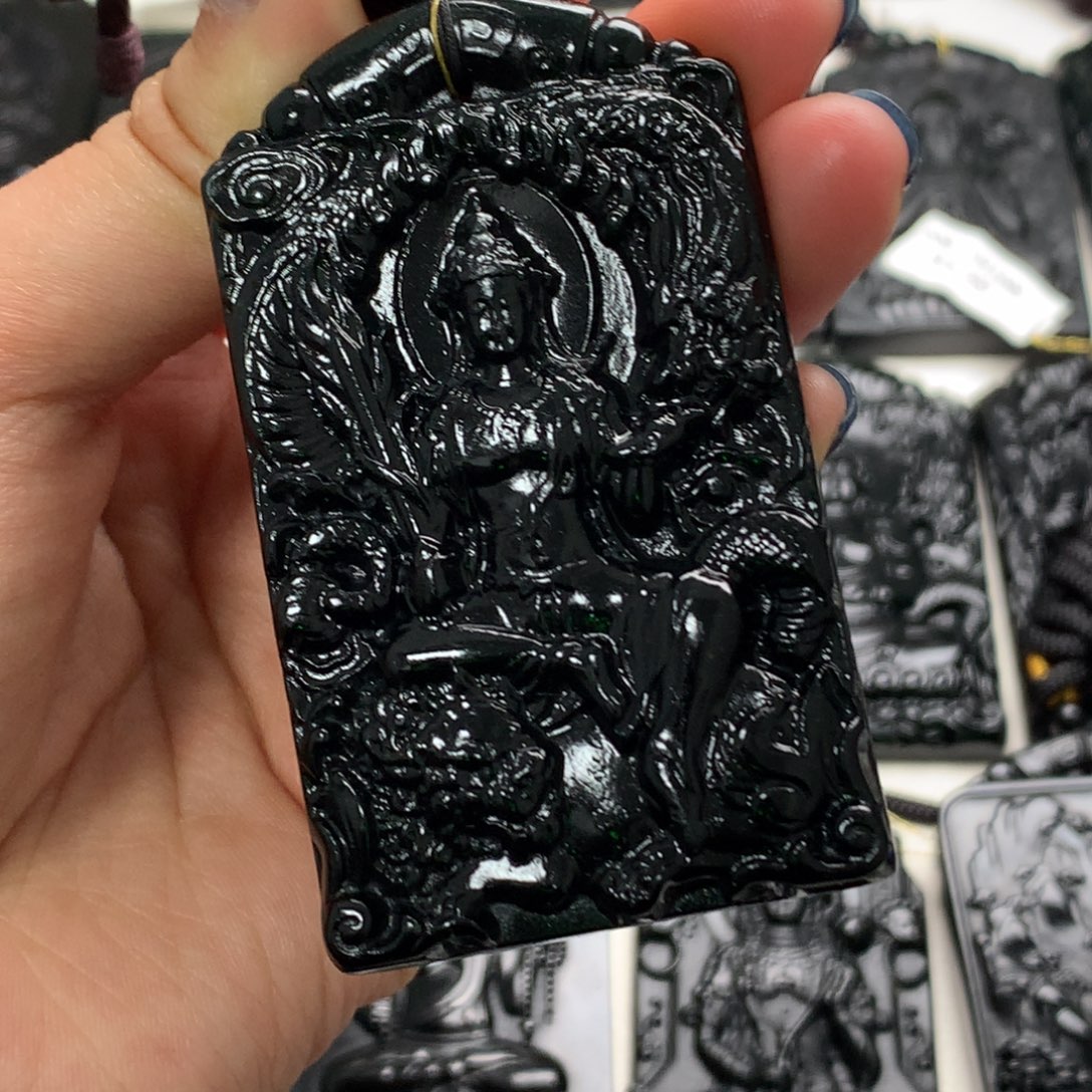 天然a货钢琴黑挂件